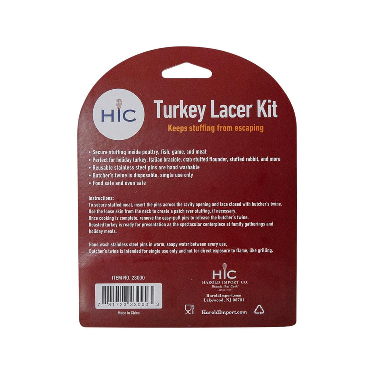 HAROLD Stainless Steel Turkey Lacer Kit