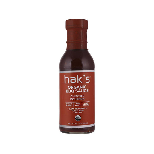 HAK'S Organic BBQ Sauce - Chipotle Bourbon  (404g)