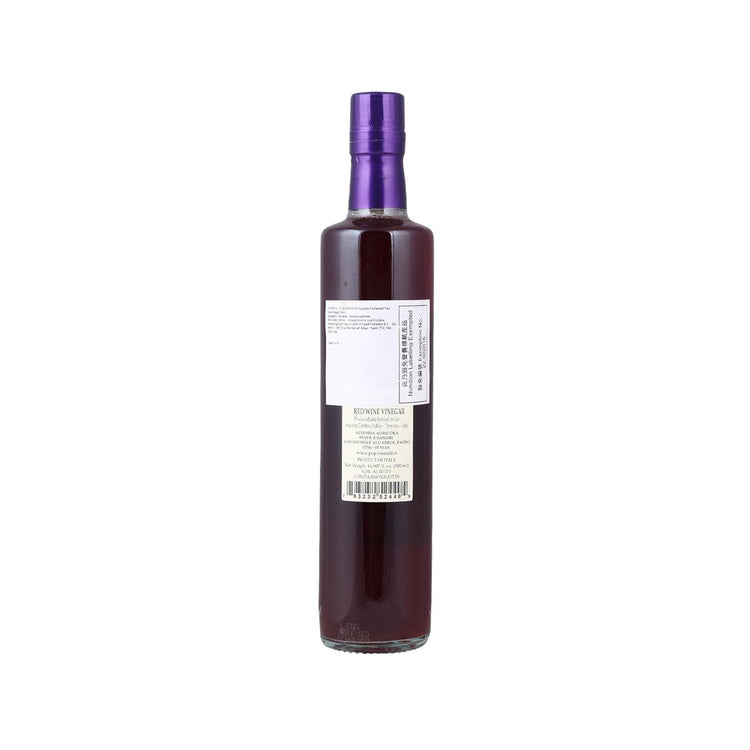 POJER&SANDRI Naturally Fermented Red Wine Vinegar  (500mL)