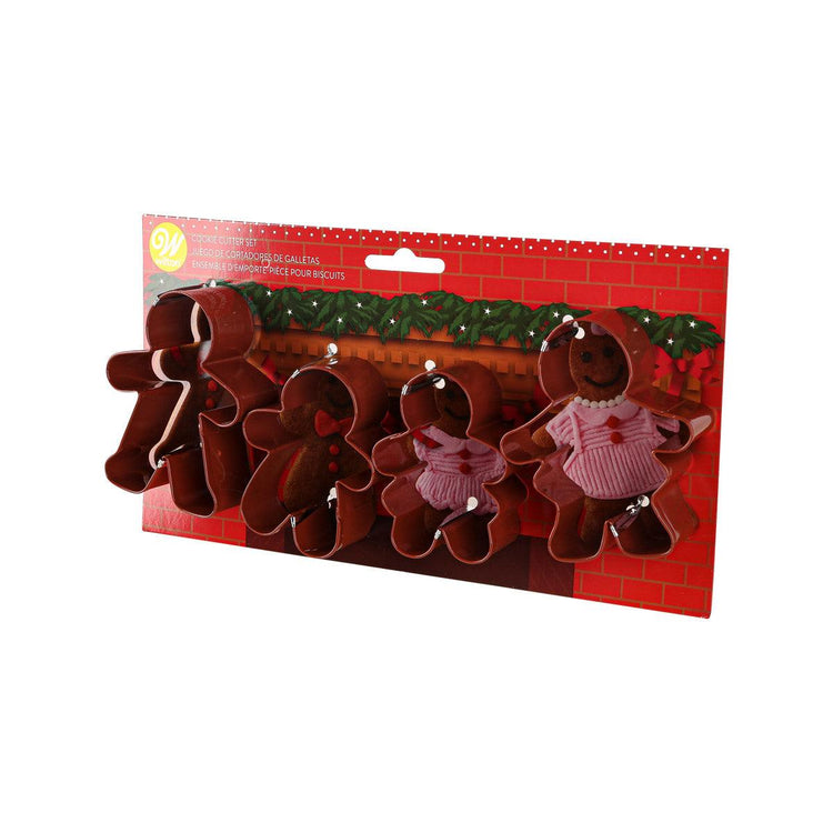 WILTON Cookie Cutter Set - Gingerbread Family  (4pcs) - city'super E-Shop