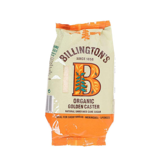 BILLINGTON'S Organic Golden Caster Sugar  (500g)