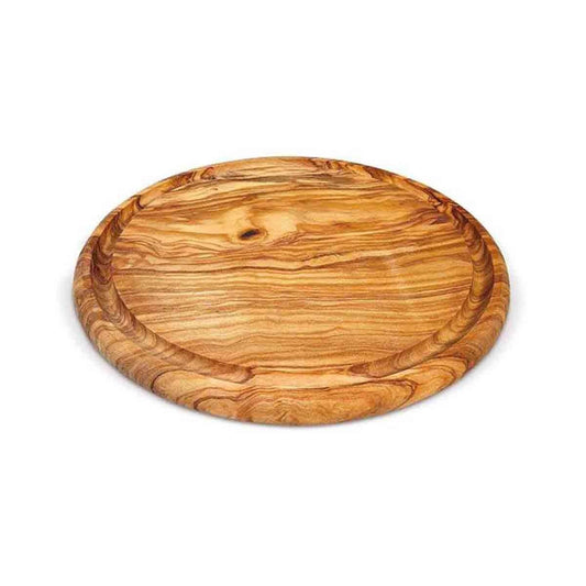 ARTE LEGNO Olive Wood Round Milled Chopping Board  -  Small