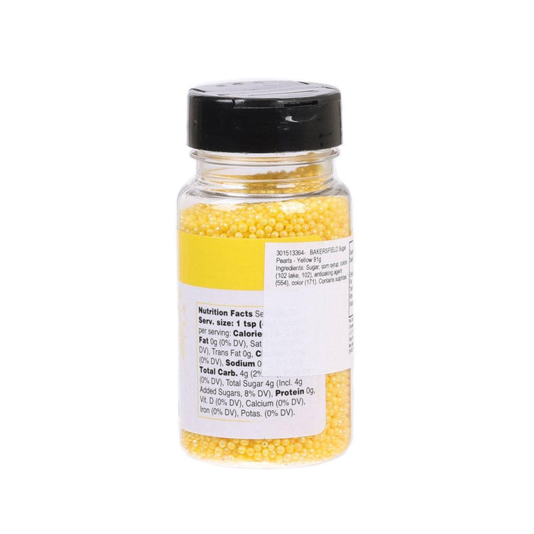BAKERSFIELD Sugar Pearls - Yellow  (91g)