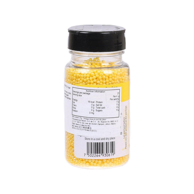 BAKERSFIELD Sugar Pearls - Yellow  (91g)
